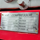 Imagen de Compresor De Aire 100 Litros 3 Hp Monofásico