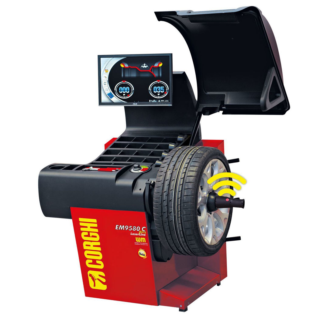 Imagen de Balanceadora Corghi  EM9580C Plus LaserLine Touchscreen